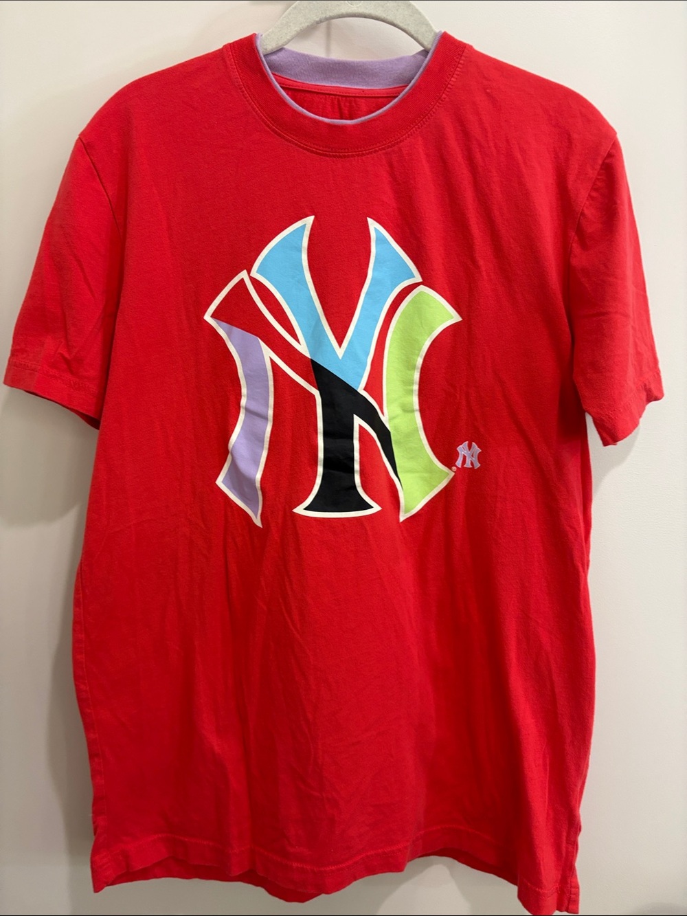 New Era New York Yankees World Series Graphic Tee Red Men’s Medium - Picture 11 of 16